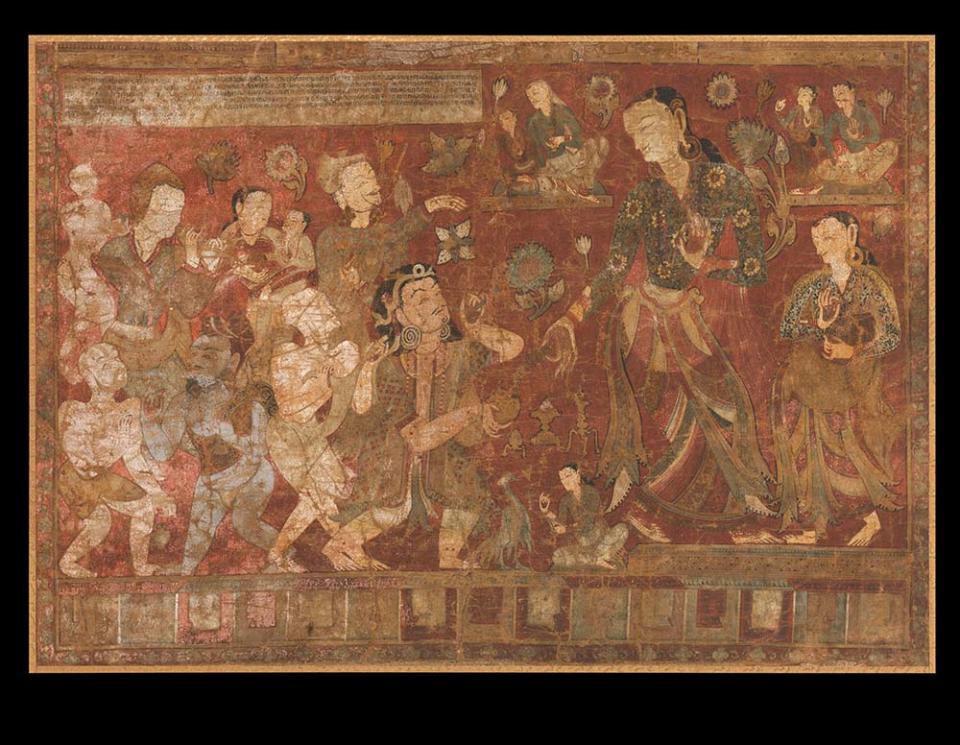 A Buddhist ritual painting from 1469