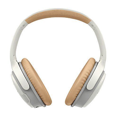 <p><strong>Bose</strong></p><p>amazon.com</p><p><strong>$199.00</strong></p><p><a href="https://www.amazon.com/dp/B0117RGD0K?tag=syn-yahoo-20&ascsubtag=%5Bartid%7C2141.g.35463145%5Bsrc%7Cyahoo-us" rel="nofollow noopener" target="_blank" data-ylk="slk:Shop Now" class="link ">Shop Now</a></p><p>Bose’s ultra-long-lasting headphones aren’t technically waterproof, but that hasn’t stopped machine-lovers from taking them to the gym. With <strong>15 hours of battery life and amazing sound quality</strong>, people love these for a reason. “I love that they are wireless,” one reviewer writes. “Sound is perfect, easy pairing with my phone and iPad. They’re very comfortable, and awesome to use. A bit pricey but definitely worth every penny.”</p>