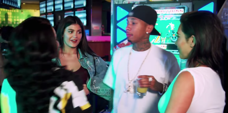 Blac Chyna, Tyga, and Kylie Jenner