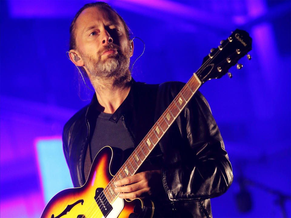 Radiohead frontman says music should be about 'crossing borders rather than building them': AP