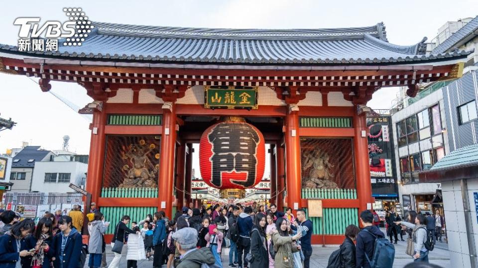 日本淺草風雷神門。（示意圖／shutterstock達志影像）