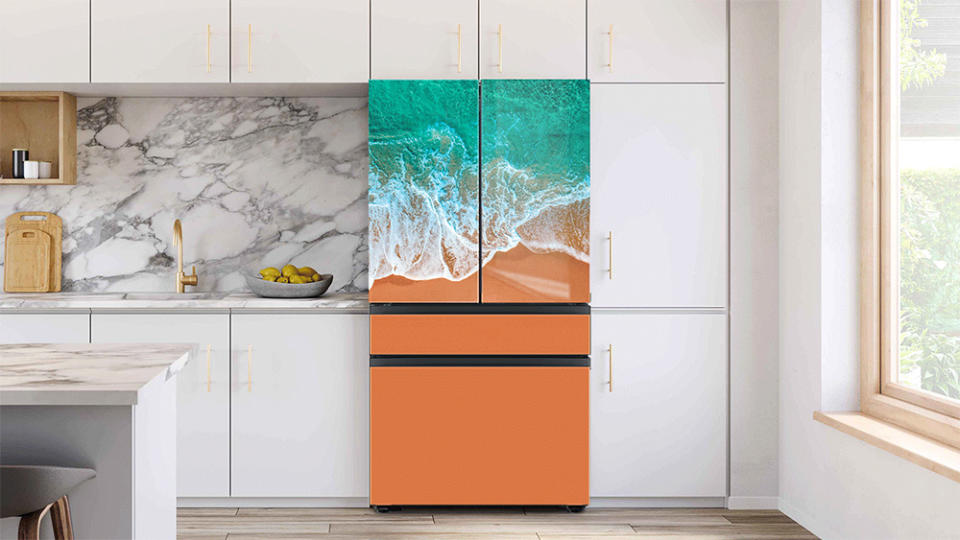 The fridge for someone who likes color - Credit: Samsung