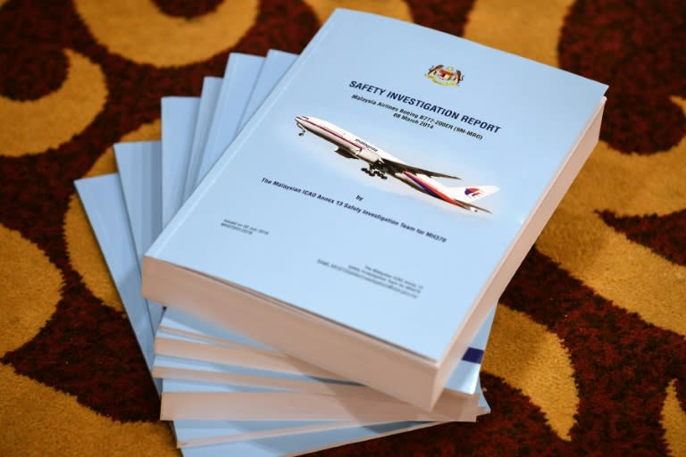 Copies of the MH370 safety investigations report