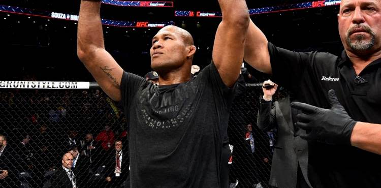 Ronaldo Jacare Souza - UFC hands raised