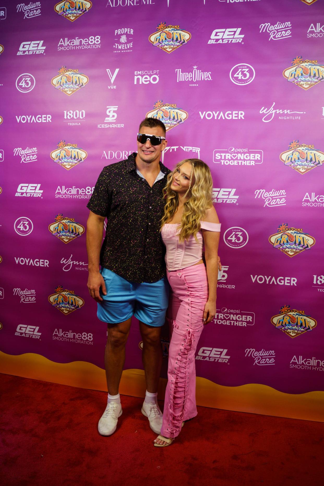 Rob Gronkowski and Camille Kostek