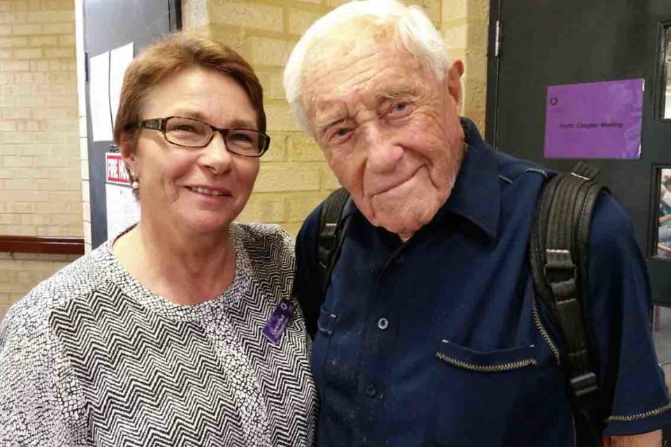 Dr Goodall will travel to Switzerland with Carol O'Neil from pro-euthanasia group Exit International (Picture: David Goodall/GoFundMe)