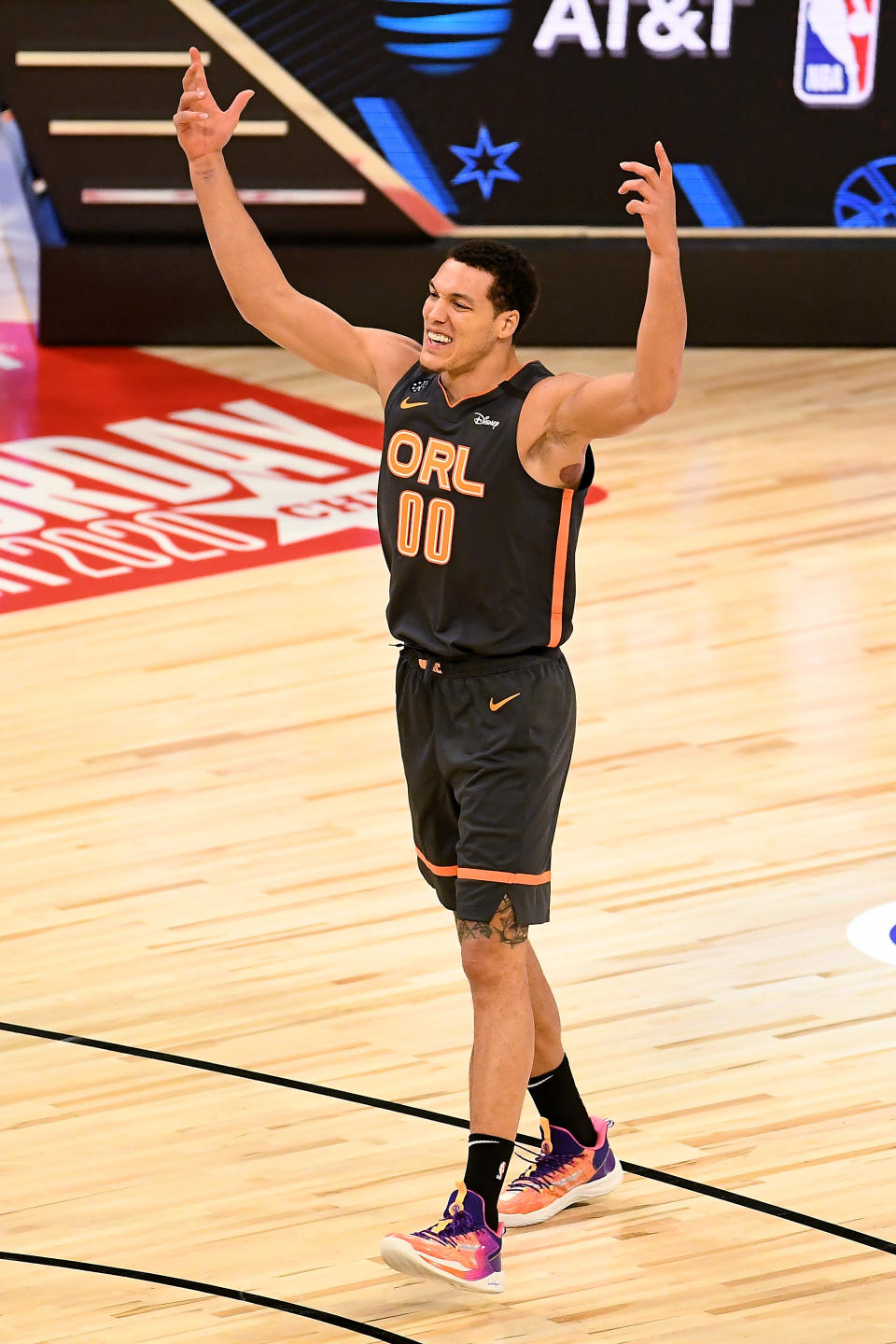 Aaron Gordon。（Photo by Stacy Revere/Getty Images）