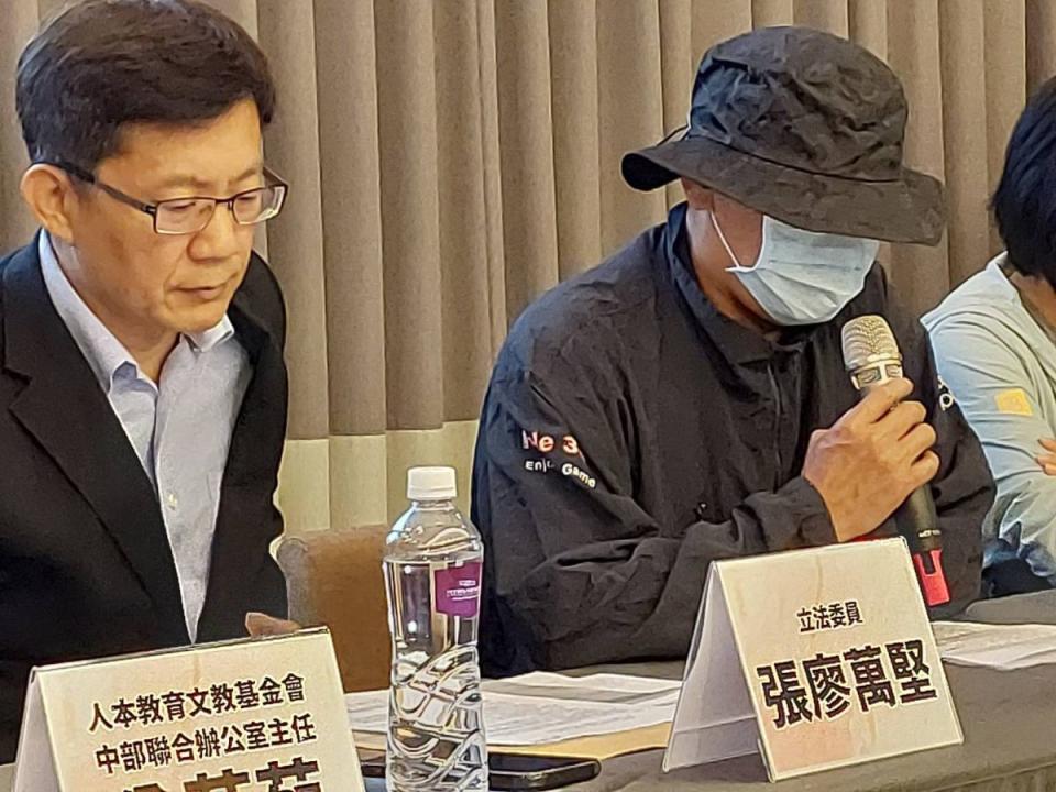 台中高中生輕生案調查結果出爐，議員江肇國批評市府避重就輕。（圖：寇世菁攝）