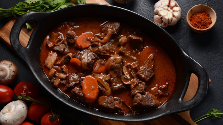 Beef stew with vegetables