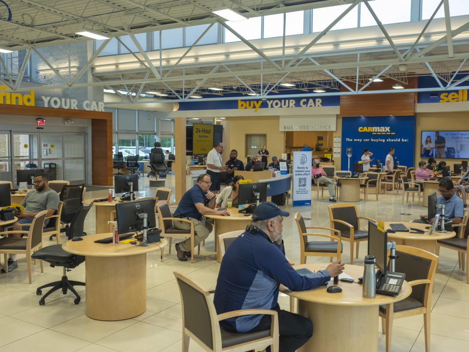 Un local de CarMax en Richmond, Virginia, el 15 de mayo de 2022. (Matt Eich/The New York Times)
