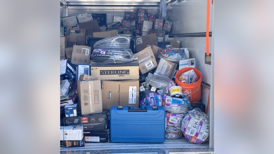 <div>Santa Clara County sheriff's officials recovered some $150,000 worth of stolen goods. 13 people were arrested in the case.</div> <strong>(Santa Clara County Sheriff's Office)</strong>