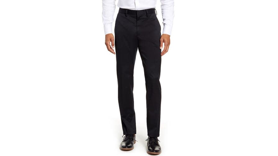 Nordstrom shoppers call the quality of these business-friendly chinos "fantastic."