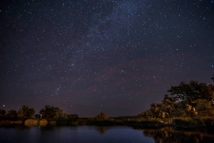 Night skies over Missouri River Country in Montana