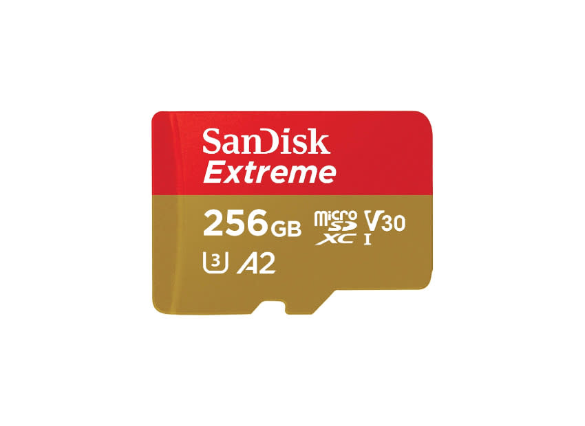 SanDisk Extreme microSDXC UHS-I Memory Card — 256GB. (Photo: Amazon)