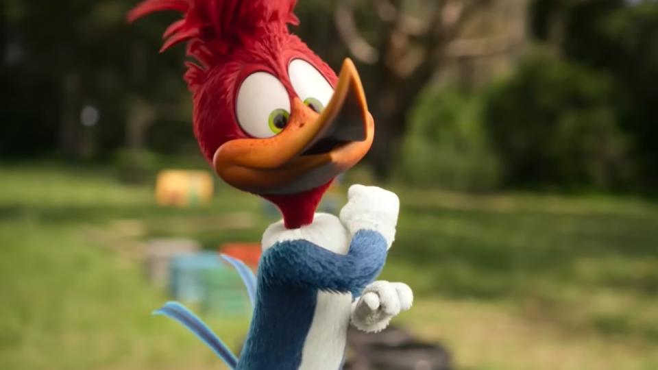 Woody Woodpecker from trailer