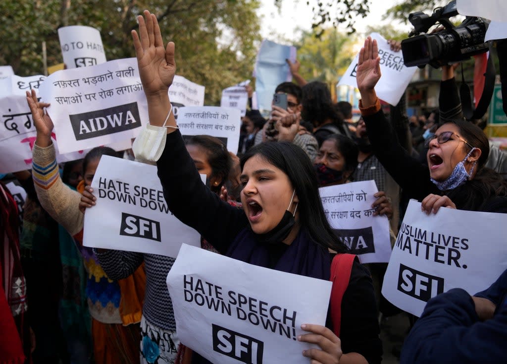 India Muslims Hate Speech (Copyright 2021 The Associated Press. All rights reserved)