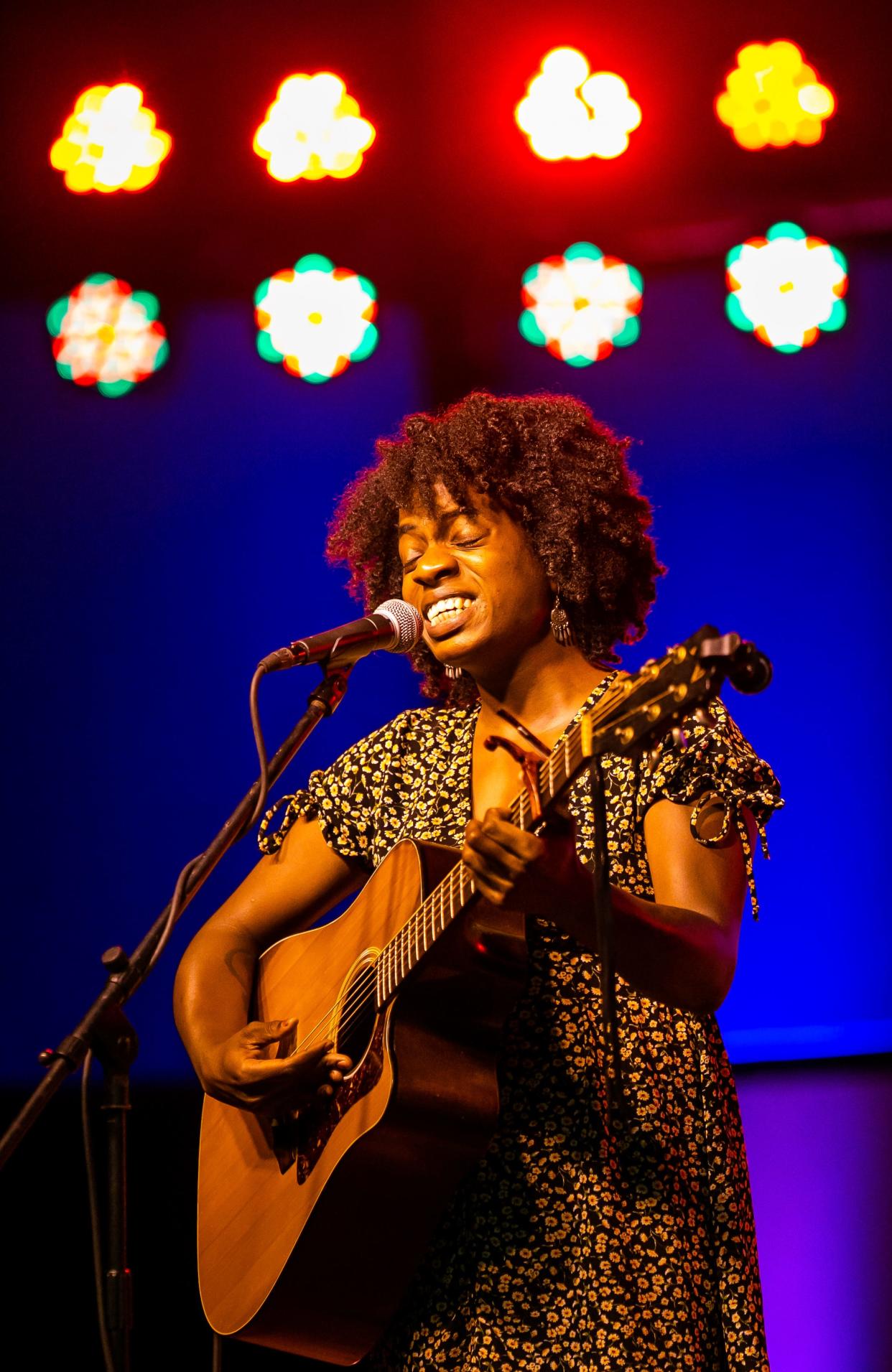 Sunny War, a Folk-Punk musician Based in LA, performed during the Levitt AMP Ocala Music Series kick off Friday night, April 16, 2021 at the E.D. Croskey Center.