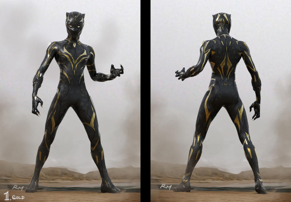 BLACK PANTHER: WAKANDA FOREVER – Concept Art of Shuri courtesy of Marvel Studios. © 2022 MARVEL.