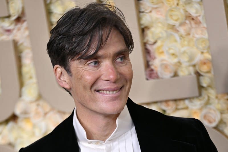 Cillian Murphy is nominated for the Oscar for Best Actor for his role in "Oppenheimer." Photo by Chris Chew/UPI