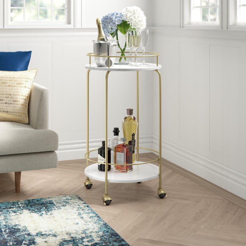 10) Laskey Bar Cart