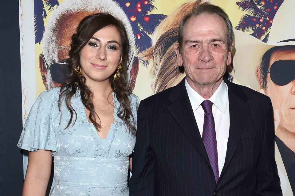 <p>Axelle/Bauer-Griffin/FilmMagic</p> Tommy Lee Jones and daughter Victoria Jones arrive at the premiere of 