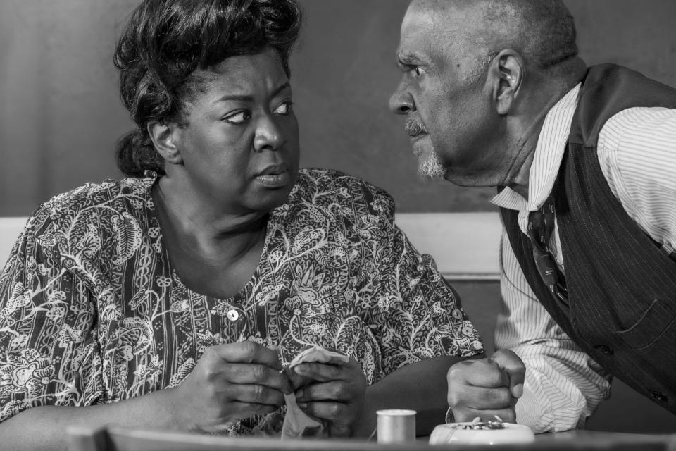 NaTasha Yvette Williams and Fracaswell Hyman star in Opera House Theatre Co.'s production of "Death of a Salesman" at Thalian Hall.