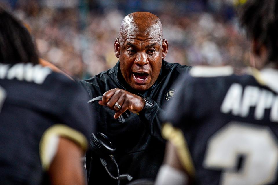 Mel Tucker spent the 2019 season as head coach at Colorado before taking over at Michigan State. While leading the Buffaloes, he coached Jarek Broussard. The pair now have reunited in East Lansing.