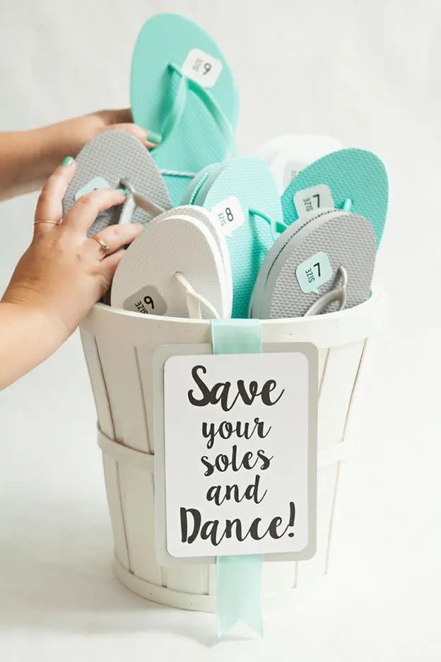 DIY "Dancing Shoes" Basket