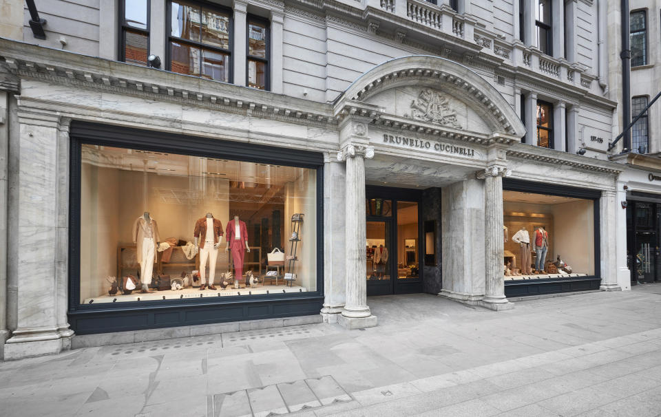 Brunello Cucinelli new store on London's New Bond Street