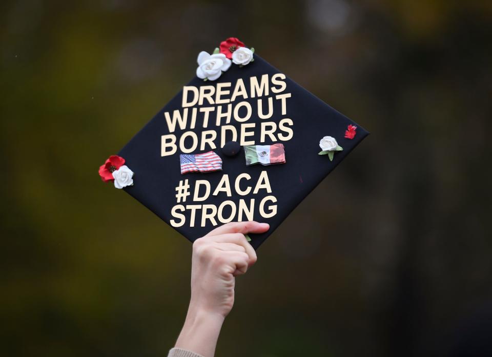 The U.S. Supreme Court hears arguments Tuesday about whether the 2017 Trump administration decision to end the Deferred Action for Childhood Arrivals program (DACA) is lawful.