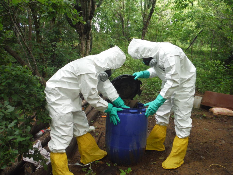 Mexico Sinaloa state meth drug lab