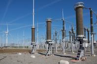 The land station of TenneT is seen at de Maasvlakte in Rotterdam