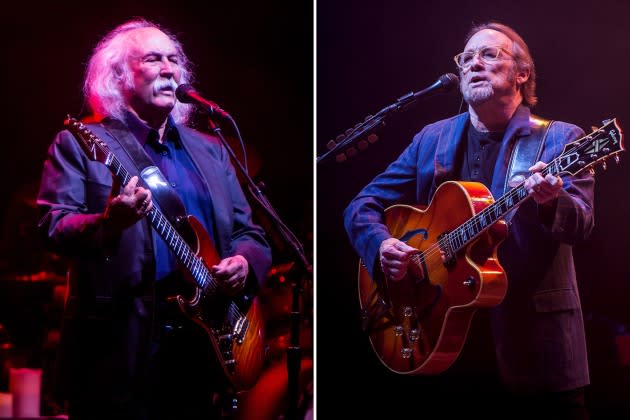 stephen-stills-remembers-david-crosby - Credit: Mairo Cinquetti/NurPhoto/Getty Images; Nick Pickles/Redferns/Getty Images