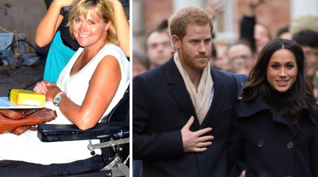 Meghan Markle’s half-sister Samantha Grant has hit back at Prince Harry’s ‘family’ comments [Photo: Twitter/Getty]