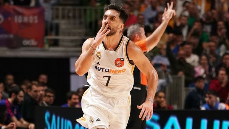 Facundo Campazzo, otra vez el mejor jugador en la Copa del Rey española