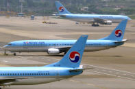 <b>Platz 5: Korean Air</b><br><br>Auch die Statistik der südkoreanischen Fluggesellschaft Korean Air ist erschreckend: 687 Tote und neun Maschinenverluste. (Bild: AFP)