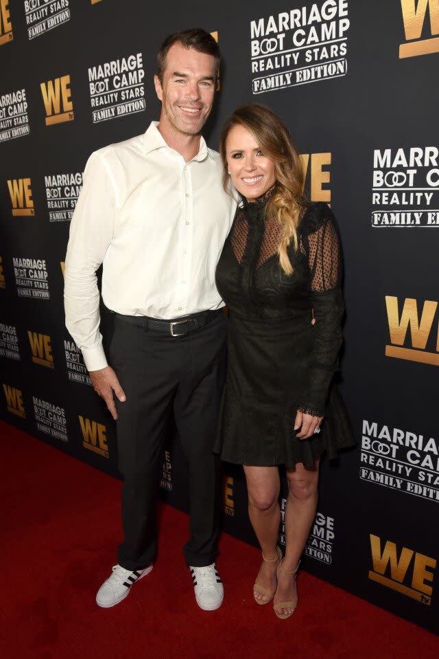 ET spoke with Trista and her husband, Ryan Sutter, at the 100th episode celebration for WE tv's 'Marriage Boot Camp.'