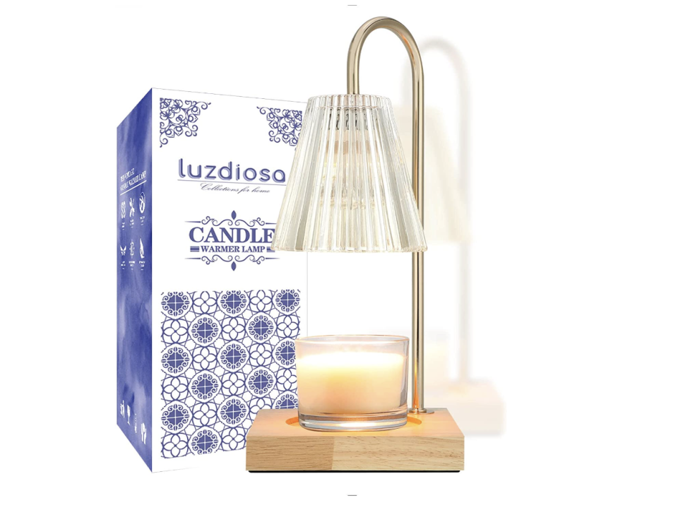 11) Glass Candle Warmer Lamp