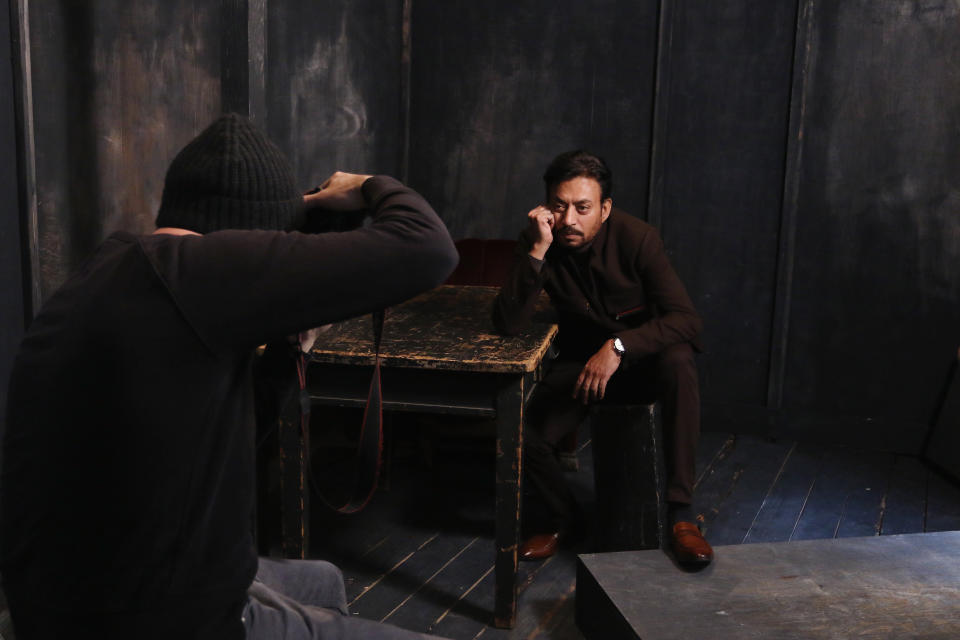 PARK CITY, UT - JANUARY 22:  Irrfan Khan from 'Puzzle' attends The Hollywood Reporter 2018 Sundance Studio at Sky Strada, Park City on January 22, 2018 in Park City, Utah.  (Photo by John Parra/Getty Images for for The Hollywood Reporter)