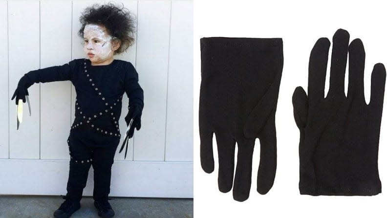 This fun-size costume would make Tim Burton proud.