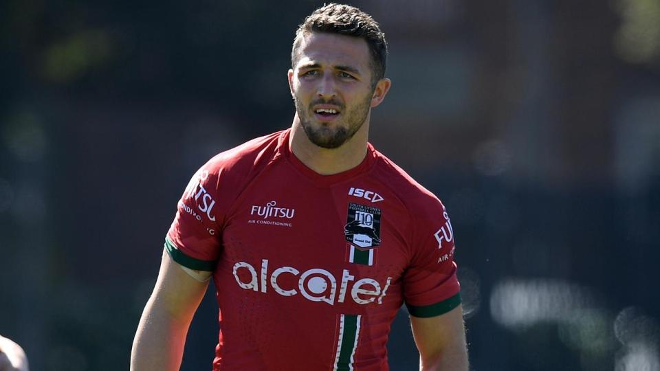 South Sydney’s Sam Burgess admitted that the past few days have been testing for his family