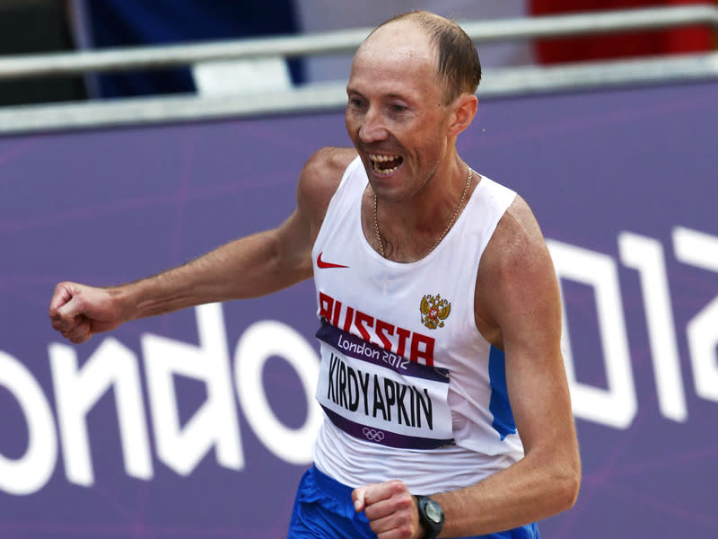 Five Russian Olympic race-walking champions have been banned by the Russian Anti-Doping Agency.