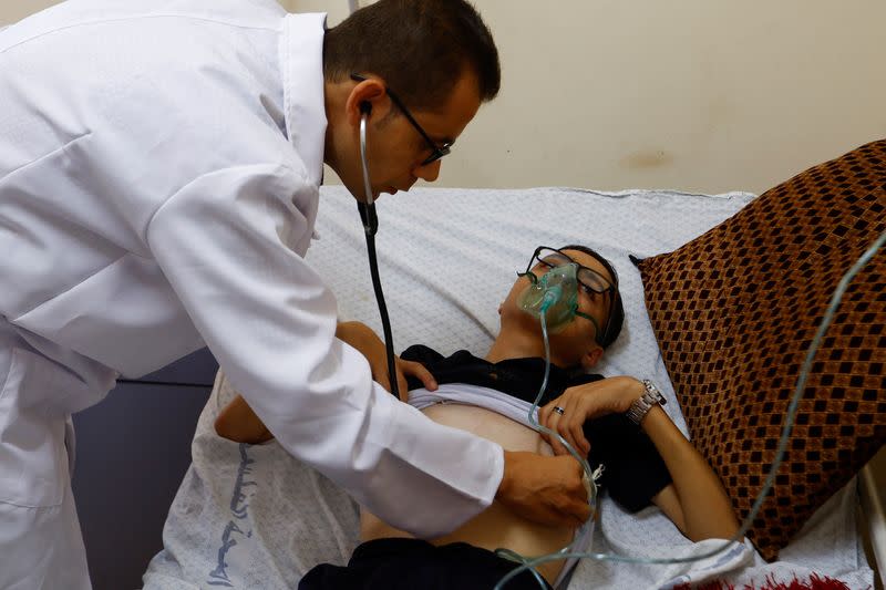 FILE PHOTO: Power cuts, heatwave disrupt lives of sick Gazans in Deir Al-Balah