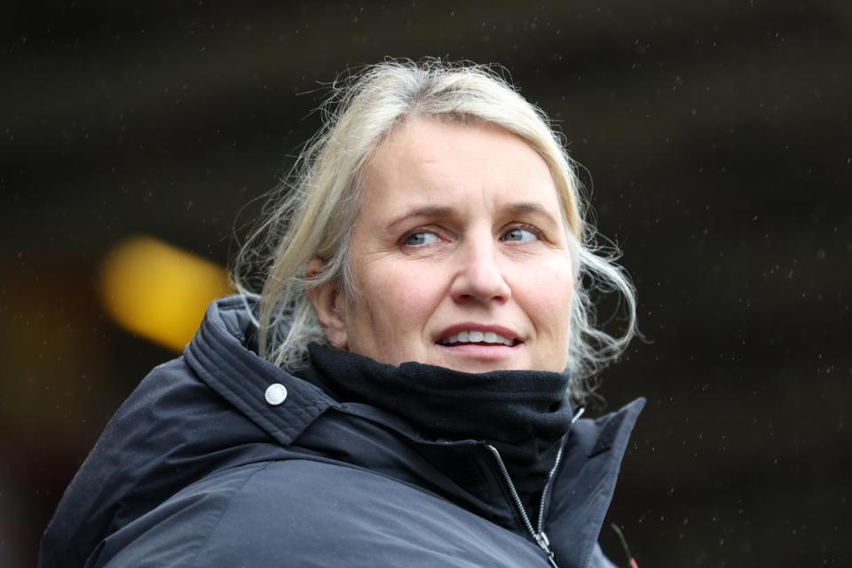 Emma Hayes takes charge of the four-time World Cup winers  (The FA via Getty Images)