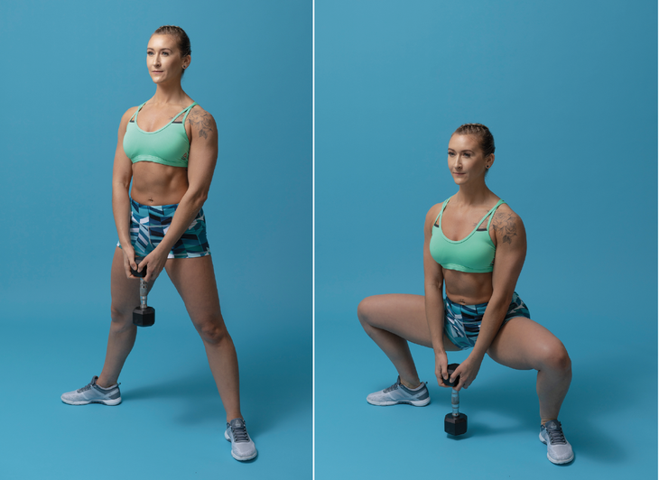 Dumbbell Sumo Squat