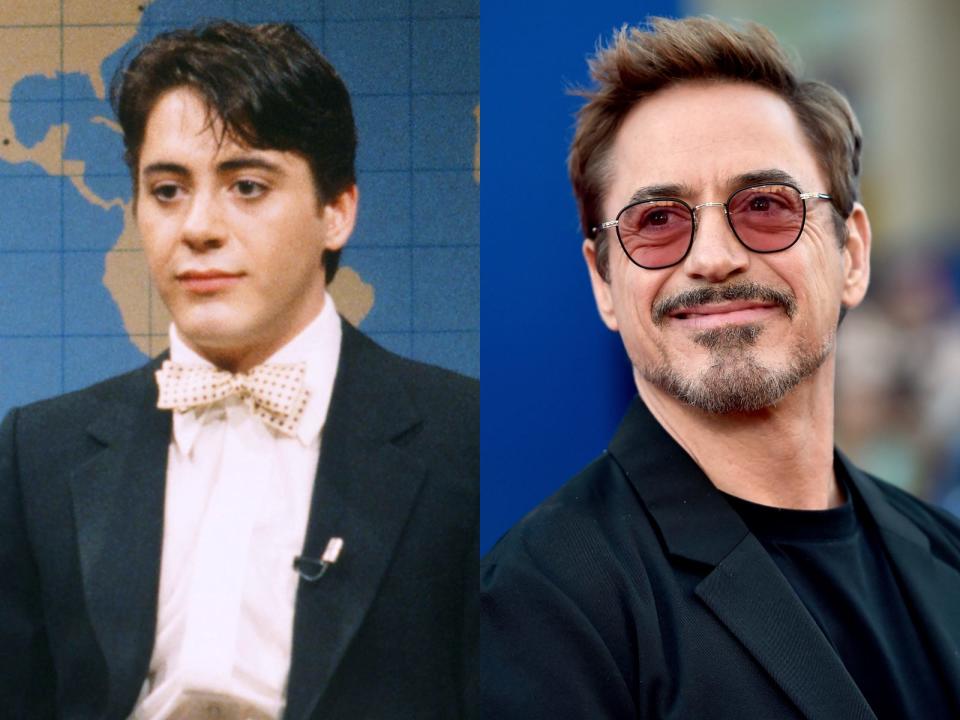 robert downey jr then and now