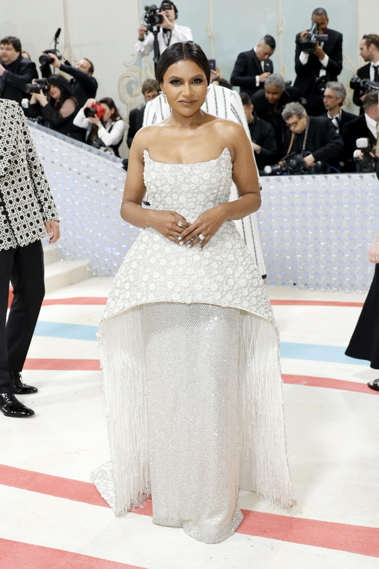 NEW YORK, NEW YORK - MAY 01: Mindy Kaling attends The 2023 Met Gala Celebrating 