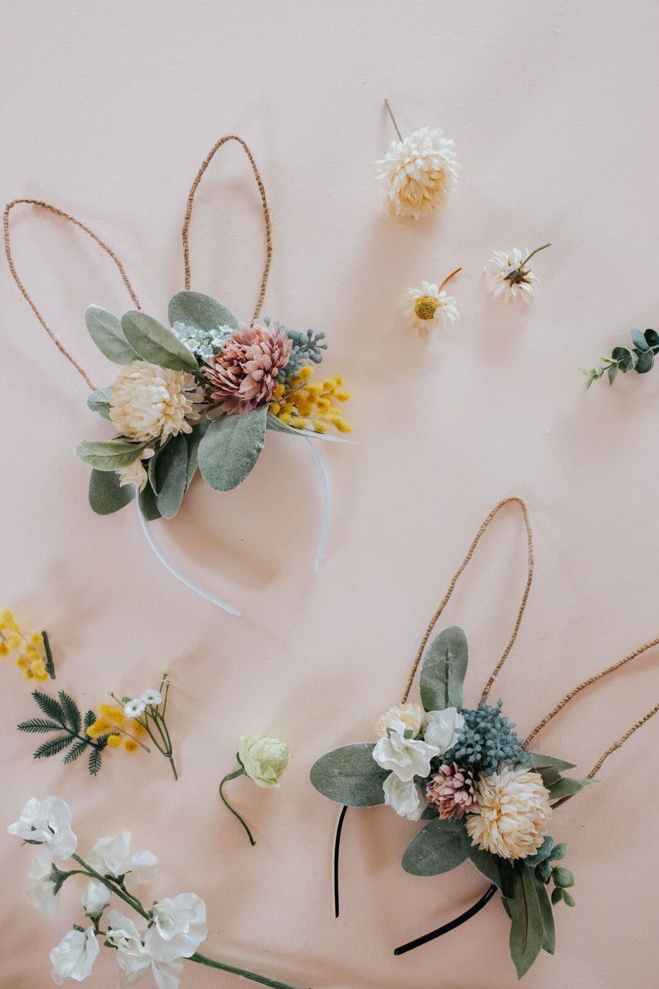floral bunny ear headbands bunny crafts