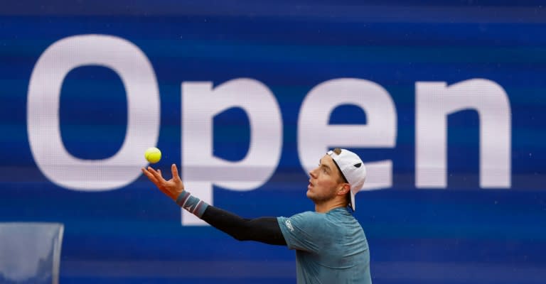 Germany's Jan-Lennard Struff won his first tournament after 218 attempts on Sunday (ALEXANDRA BEIER)