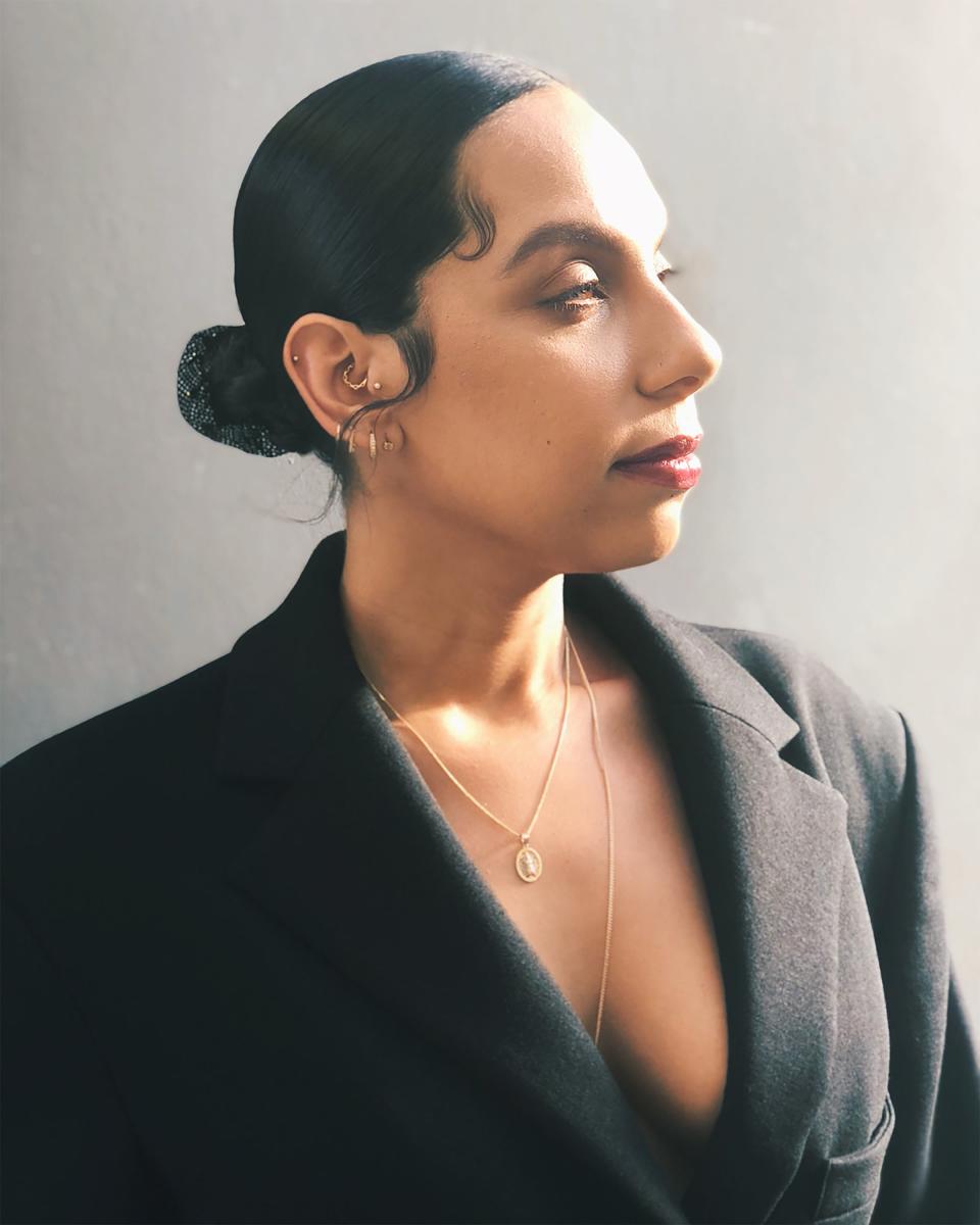 Melina Matsoukas. Photographed by Vernon François. Hair by Vernon François.